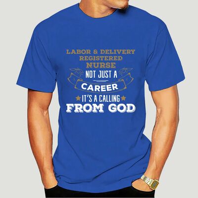 Mens Labor Delivery Registered Nurse Christian er icu t shir