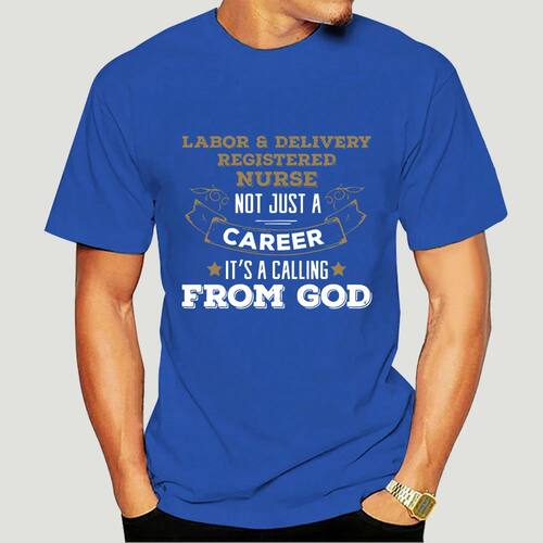 Mens Labor Delivery Registered Nurse Christian er icu t shir