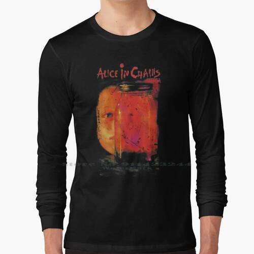 Best-Alice In Chaniss 100% Cotton Long Sleeve T Shirt Alice
