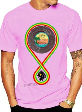 Retro Reggae Music Forever Jamaica Dub 100% Cotton Mens Rast