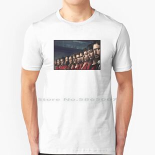The Braqueurs : The Casa Of Papel 100% Cotton T Shirt Of Pap