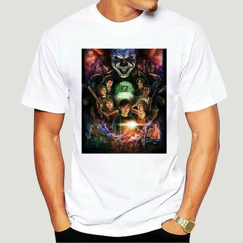 Horror Movie It Pennywise Movie Art Mens T-Shirt Many Option