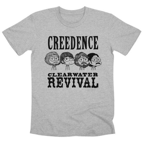 2025 Summer Short Sleeve Creedence Clearwater Revival Bikers