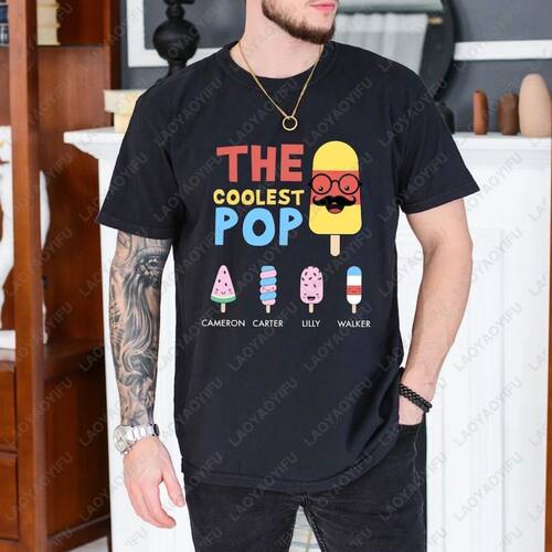 The Coolest Pops Graphic T Shirts Men Clothing Printed T Shi