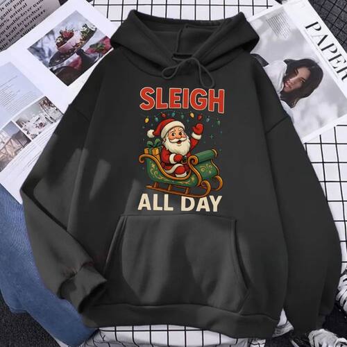 2025 Sleigh All Day Christmas Unisex Sweatshirt Santa Sleigh