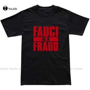 New Fauci Is A Fraud Basic Red Graphic Short-Sleeve Men'S T-