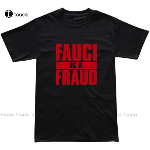 New Fauci Is A Fraud Basic Red Graphic Short-Sleeve Men'S T-