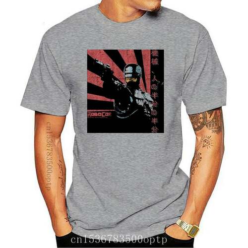 New Robocop Men'S Short Sleeve T-Shirt Black Sunshine Unisex