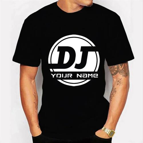 CX Custom Logo T-shirt DJ DIY Name Picture Text Team Tshirt