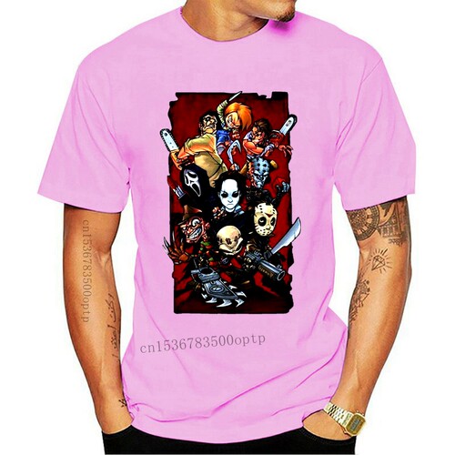 New Halloween Horror T-Shirt Jason Chucky Michael Myer Moive