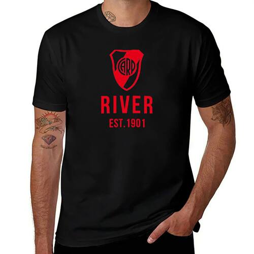 River Plate Red T-Shirt kawaii clothes essential t shirt blu