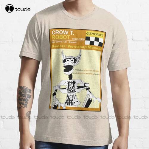 New Crow T. Robot Owners Manual  T-Shirt Cotton Tee Shirt Sh