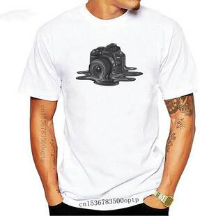 New Unisex High-Q Print Camera Melt Tee Shirt Good Cameraman