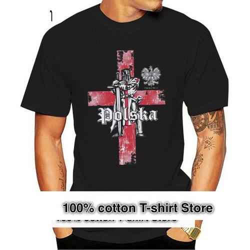 Mens T-Shirt- Poland Polska Knight Proud and Polish Loyalty