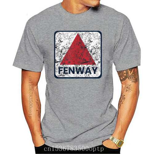 New Fenway Sign Sports Weathered Vintage Baseball T-Shirt