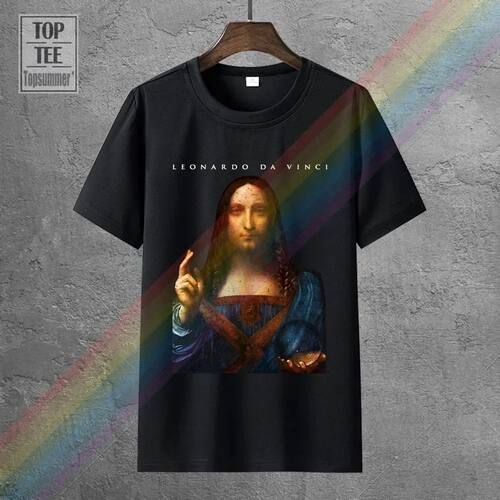 Salvator Mundi Leonardo Da Vinci T-Shirt New Style T-Shirt B