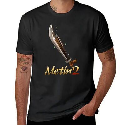 Metin 2 T-Shirt plus sizes boys whites anime clothes fitted