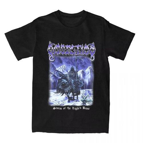 Dissection Band Black Vintage Metal Men Women T Shirt Storm