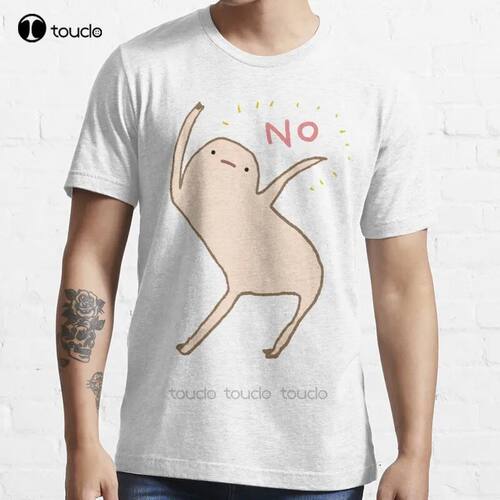 New Honest Blob Says No T-Shirt Cotton Men Tee Shirt Custom