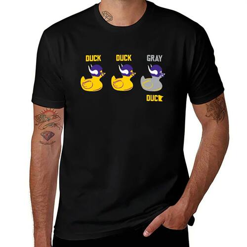 Duck Duck Gray Duck - Vikings celebration T-Shirt oversized
