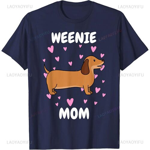 Funny Wiener Dog Mom Mummy Mama Mum Mommy Mother's Day Mothe