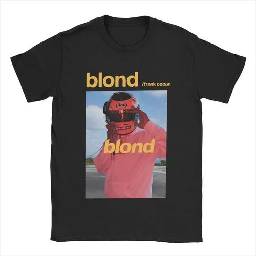 Blond Franks Rapper Ocean T Shirts Men's Cotton Casual T-Shi