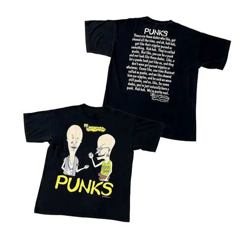 Beavis Deflated Four with Big Head Egg ACDCpunk Punk Rock Eu