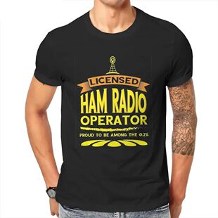 Men's Licensed Ham Radio Operator Proud To Be 2% Graphic T S