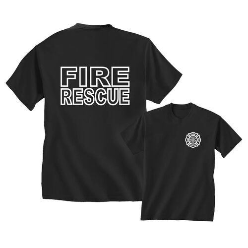 Fire Rescue Firefighter Firemen Gear T-Shirt Men's Fashion T