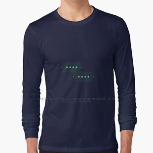 P Style Pickups 100% Cotton Long Sleeve T Shirt Bass Guitar