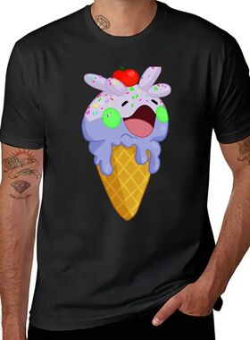 Ice Cream Goomy T-Shirt animal prinfor boys summer tops men