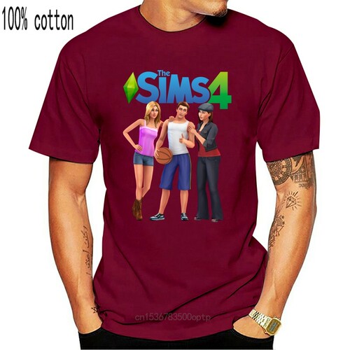 Men's Fashion Cotton T-Shirts The Sims4 T-Shirt