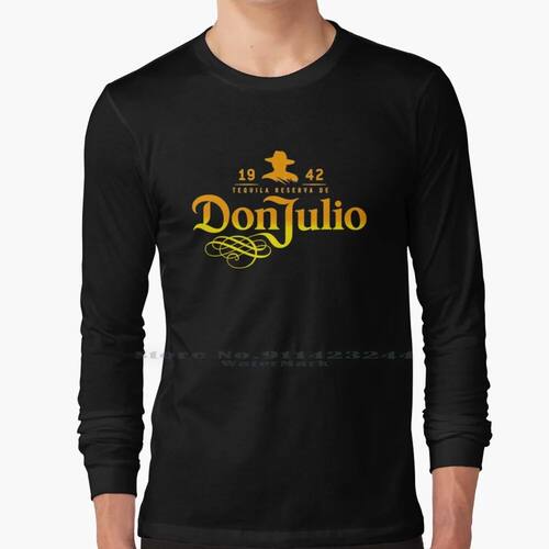 Don Julio Logo 100% Cotton Long Sleeve T Shirt Tequila Patro