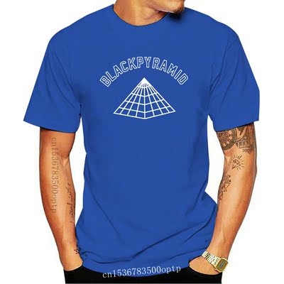 New 2021 Arrivals High Street T Shirt Men Black Pyramid Lett