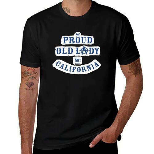 Old Lady T-Shirt summer top vintage anime shirt for a boy cu