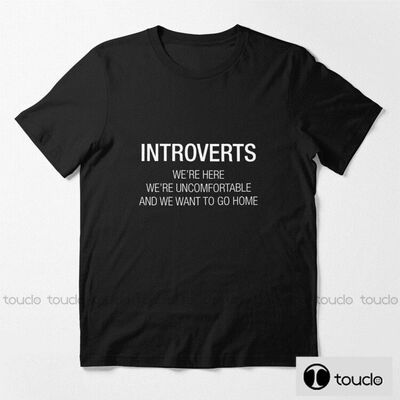 New Introverts Mens Ladies T-Shirts S-5Xl Sizes Male Brand T