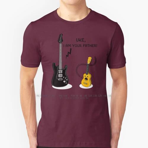 Uke , I Am Your Father! 100% Cotton T Shirt Ukulele Electric