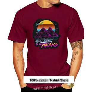 Camiseta de twin peaks para hombre, ropa de calle de alta ca