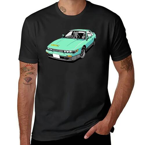 Iketani's Silvia S13 Initial D T-Shirt tops customs graphics