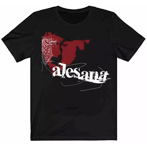 Vtg Alesana Band Short Sleeve Cotton Black Unisex Men Women