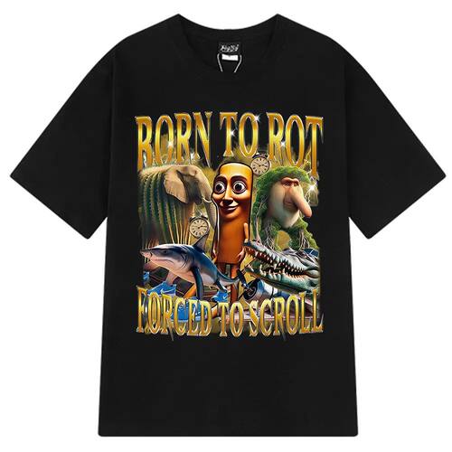 Tung Tung Tung Sahur Funny Baseball Bat Meme T-shirt Men Clo