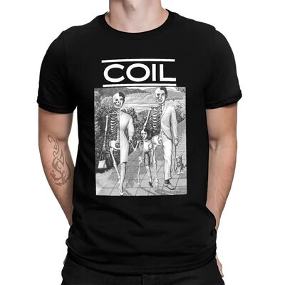 Crewneck Men T Shirt Coil Band Experital Music Group Tshirt