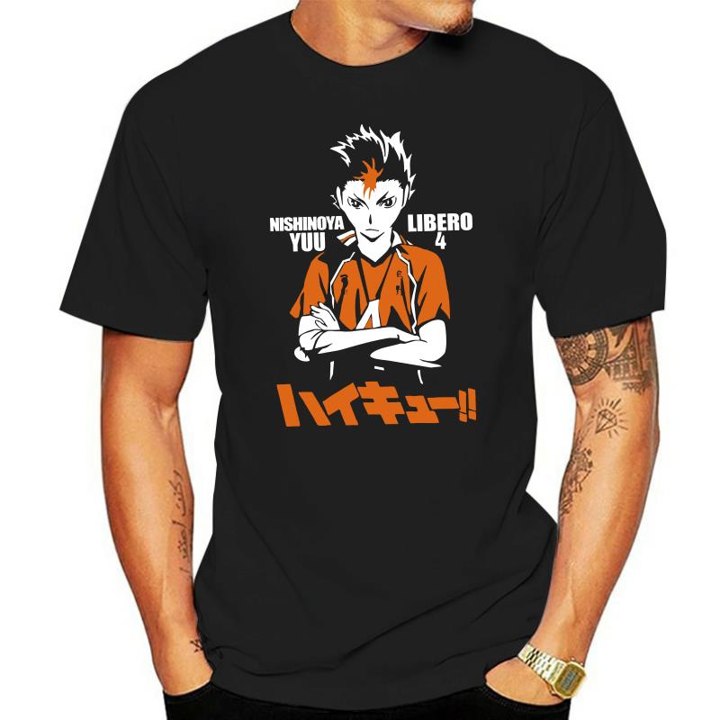 Nishinoya Yuu Haikyuu Tee Guy Oversized Tshirt Men's Short S图片