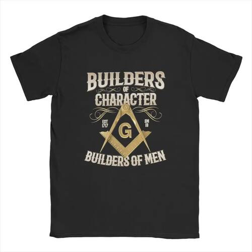 Awesome Freemason Brothers By Choice T-Shirts Men Round Neck