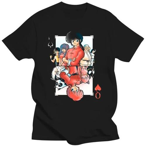 Men's T Shirt Ranma Manga Anime Awesome Artwork T-shirts Hom