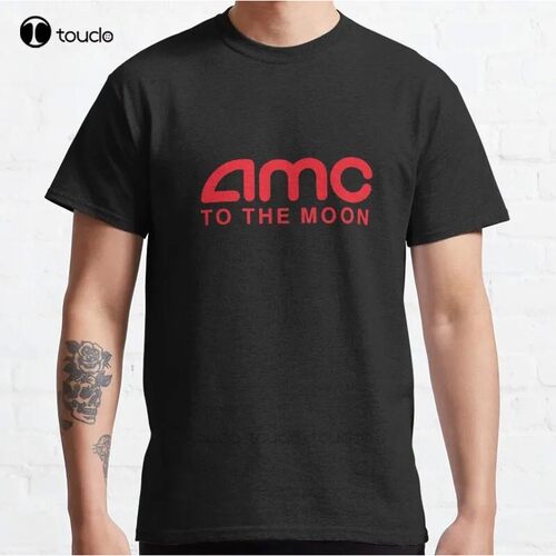 New Amc To The Moon Parody Stocks Investor Classic T-Shirt C