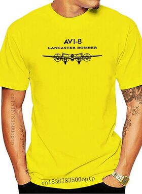 Lancaster-Camiseta Bomber Avi 8, 2021 algodón, gris, 3XL S