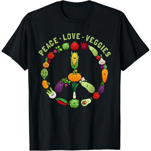 Funny Veggie Art for Women Men Vegan Food Vegetables Themed