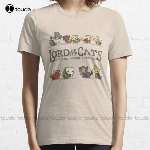 New The Furrlowship Of The Ring T-Shirt Cotton Tee Shirt S-5