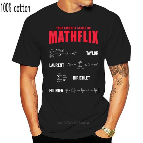 Mathflix T Shirt Breathable Graphic Custom Cool Crew Neck Vi